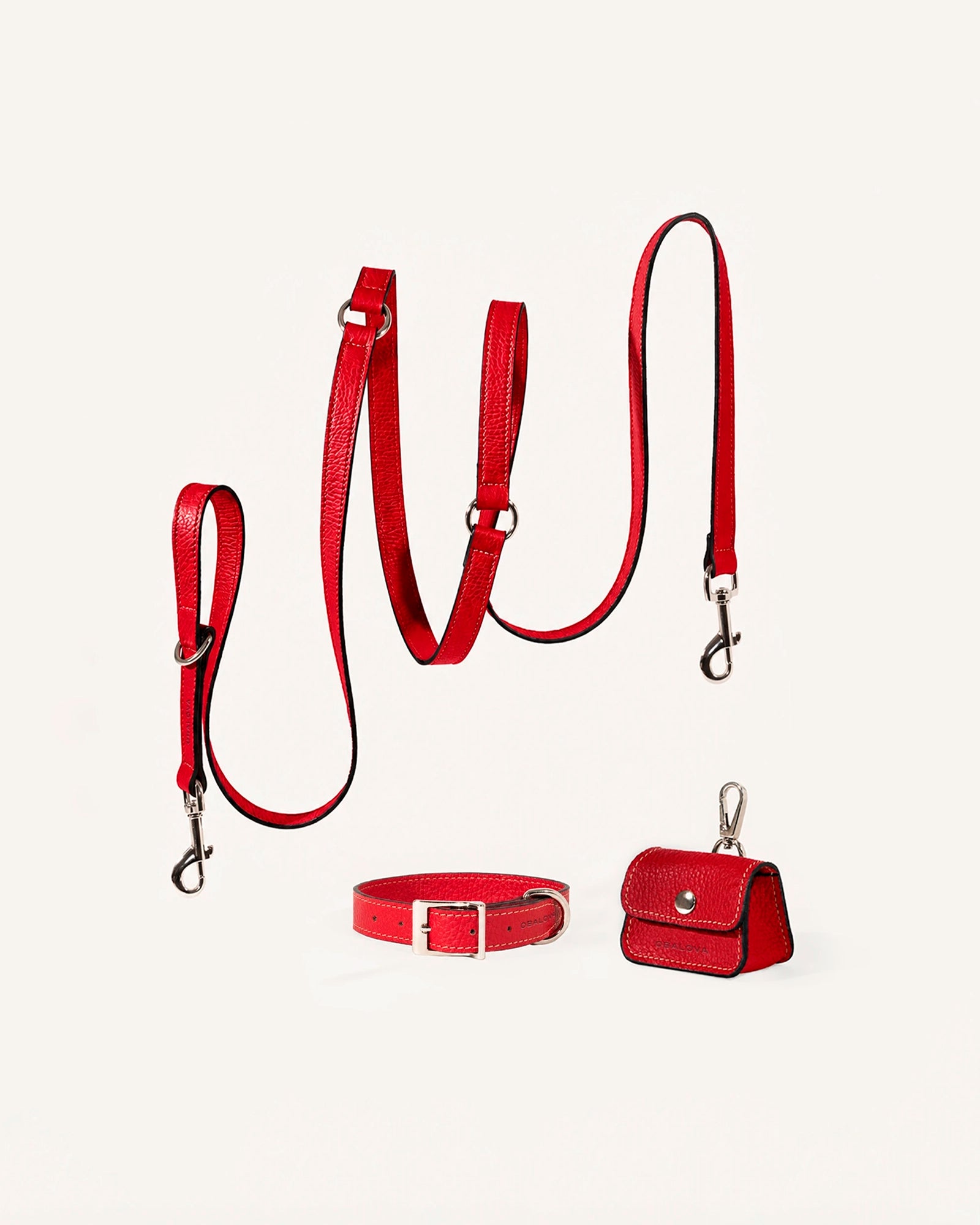 Kit Collar y Correa Multiposición Scarlet